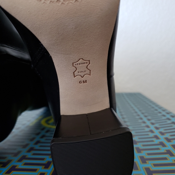 Tory Burch Kira 70mm knee boot black women's shoes size 6 - Picture 8 of 16
